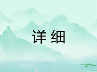 详细