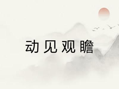 动见观瞻
