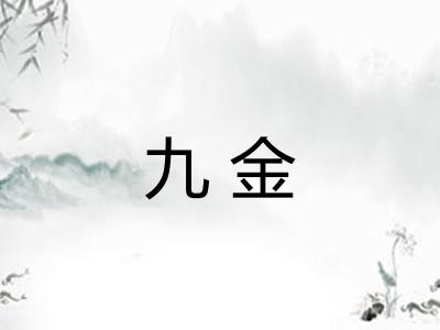 九金