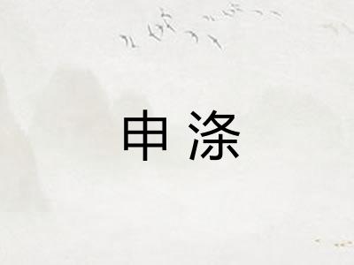 申涤