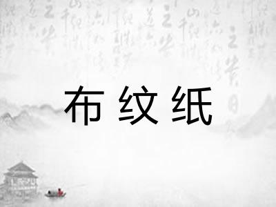 布纹纸 布纹纸