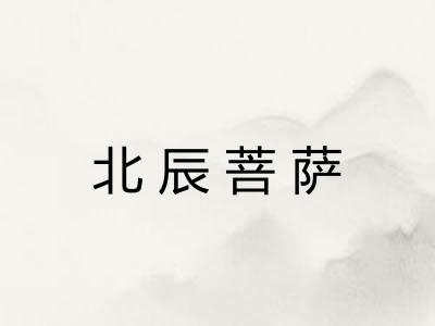 北辰菩萨 北辰菩萨