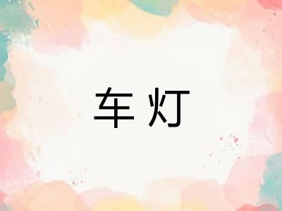 车灯 车灯