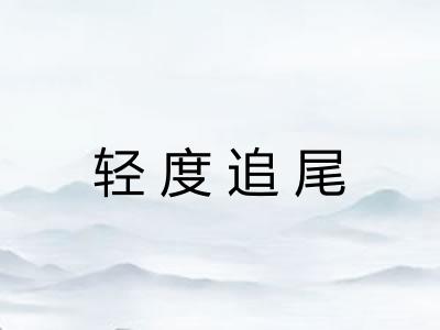 轻度追尾 轻度追尾