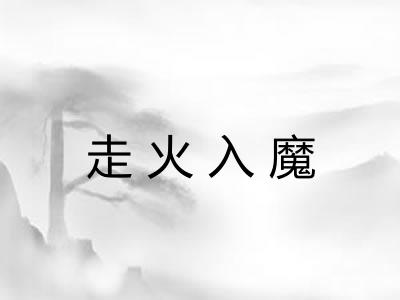 走火入魔 走火入魔