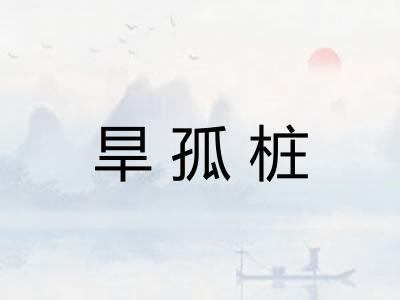 旱孤桩 旱孤桩