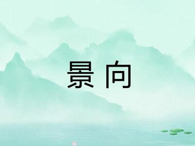 景向 景向