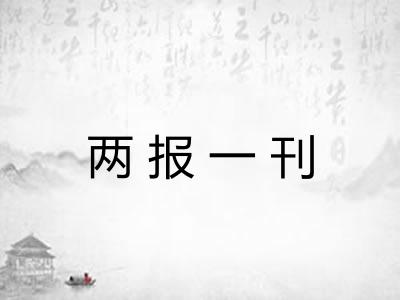两报一刊