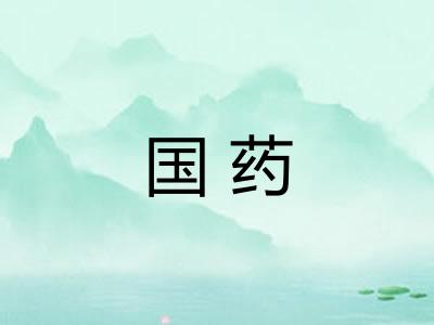 国药 国药