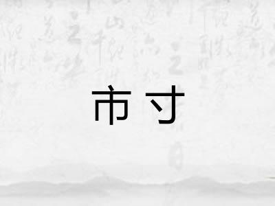 市寸 市寸