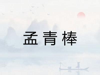 孟青棒