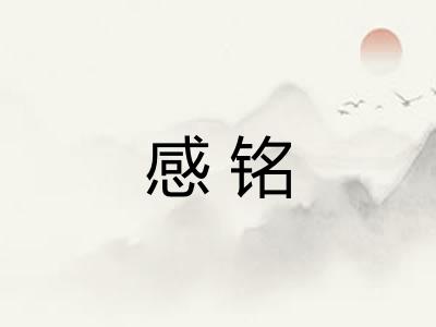 感铭 感铭