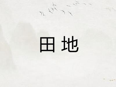 田地 田地