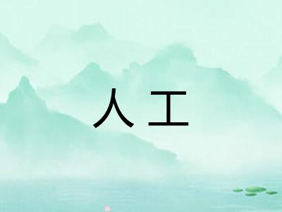 人工 人工