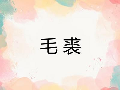 毛裘 毛裘