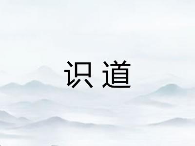 识道 识道