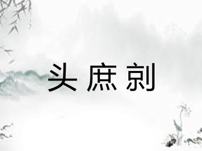 头庶剠