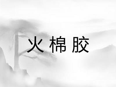 火棉胶 火棉胶