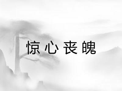 惊心丧魄 惊心丧魄