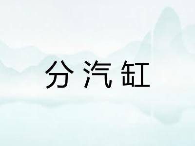 分汽缸
