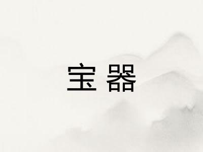 宝器 宝器