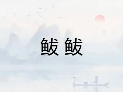 鲅鲅 鲅鲅