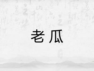 老瓜 老瓜