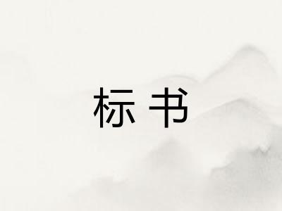 标书