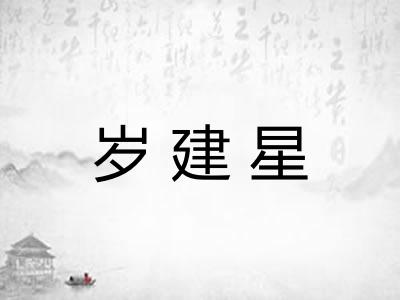 岁建星 岁建星
