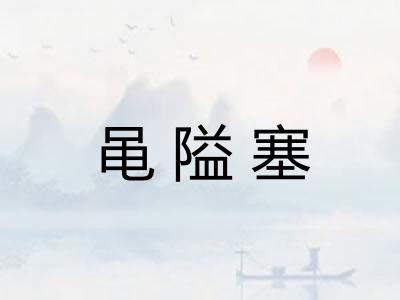 黾隘塞
