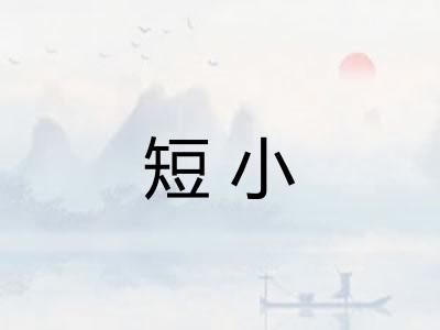 短小