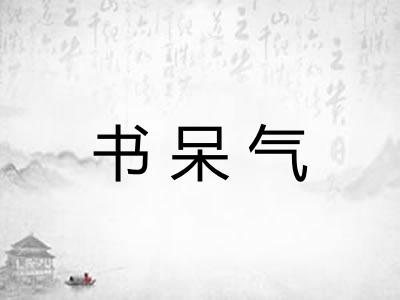 书呆气 书呆气