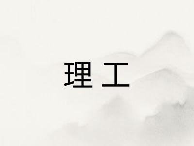 理工 理工