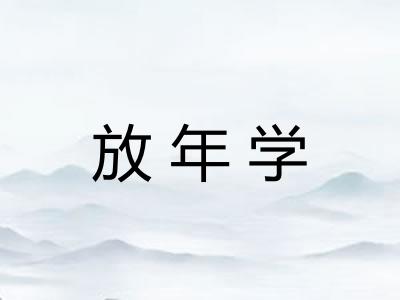 放年学