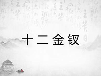 十二金钗 十二金钗