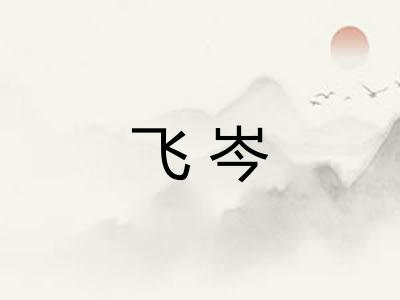 飞岑 飞岑