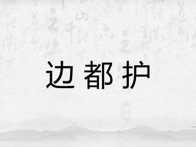 边都护 边都护