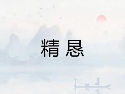 精恳 精恳