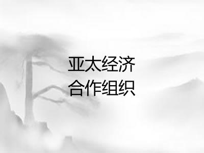 亚太经济合作组织