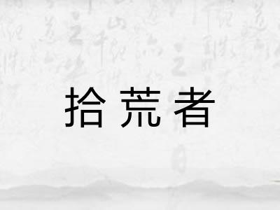 拾荒者 拾荒者