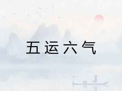 五运六气 五运六气