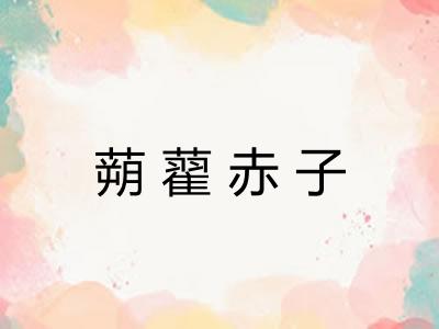 蒴藋赤子 蒴藋赤子