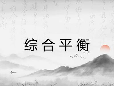 综合平衡