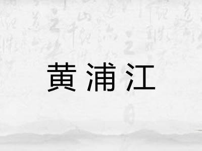 黄浦江 黄浦江