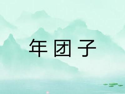 年团子 年团子