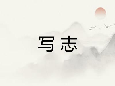 写志