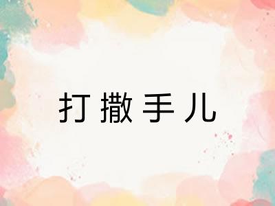 打撒手儿