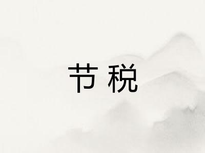 节税