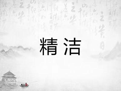 精洁