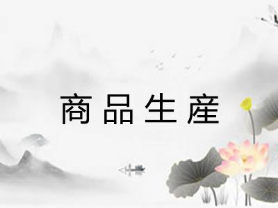 商品生産